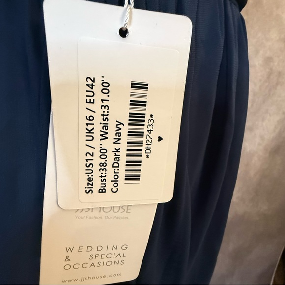 JJs House Strapless Navy Dress - Picture 9 of 16